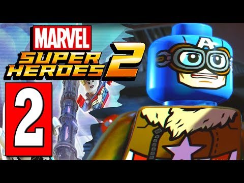 LEGO Marvel Super Heroes 2 Walkthrough Part 2 HELP IRON MAN FIND PARTS / BOSS THE PRESENCE