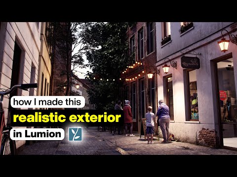 How I Made This Realistic Exterior in Lumion - Scene Breakdown