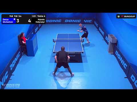 12:50 Denys Shcherbak - Mykola Halynskyi 24.09.2023 TT Euro.Cup Ukraine Star. TABLE 4