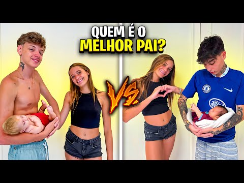 ELES DISPUTARAM PARA VER QUEM É O MELHOR PAI PARA O FILHO DA MANU MAIA!!
