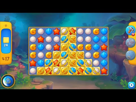 Fishdom level 11 - 17 Moves - No Boosters