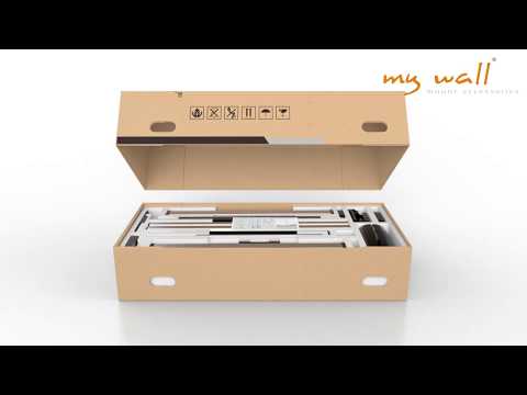 MyWall HP 101 Rollwagen für Displays 37-70 Zoll (94 - 178cm) video preview