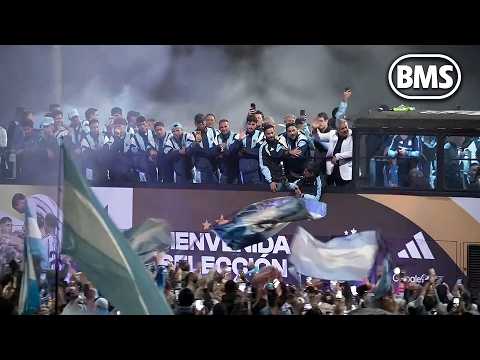 ARGENTINA PLAYERS RETURN HOME TO HUGE WELCOME! 🙌🏆 2026 FIFA World Cup