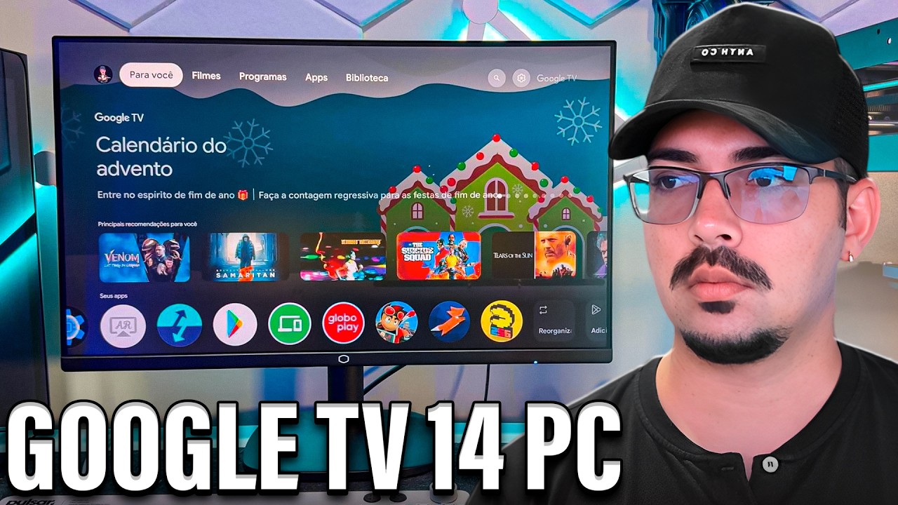SAIU! 😱 O Google TV 14 que TODOS QUERIAM no PC! (Portátil e Rápido)