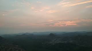 preview picture of video 'Hampi Sunrise from Anjanadri Hill Time-Lapse'