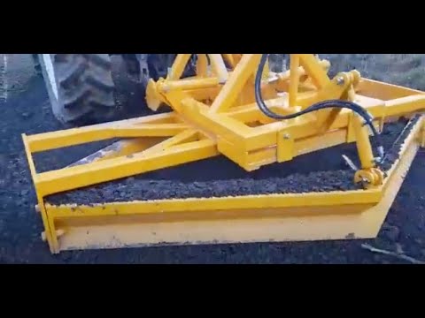 3m Gravel Road Grader with Hydraulic Tilting Frame