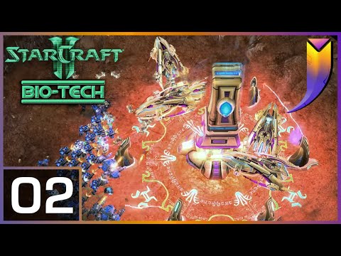 Fighting Ten Carriers on a Micro Map (StarCraft 2: BioTech 02)