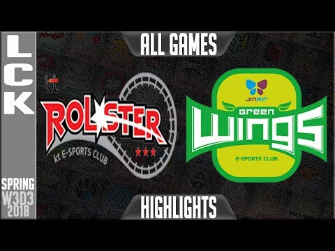 KT vs JAG Highlights ALL GAMES | LCK Week 3 Spring 2018 W3D2 | Afreeca Freecs vs BBQ Olivers
