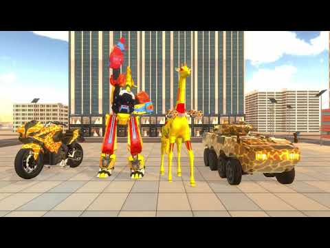 Giraffe Robot Car Transform