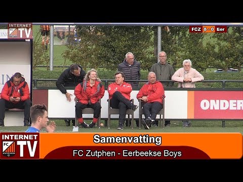 Samenvatting FC Zutphen - Eerbeekse Boys (9-0)