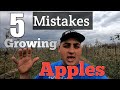 5 BIGGEST Mistakes when Growing APPLE TREES!