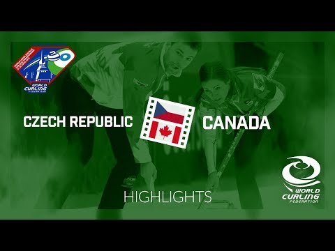 HIGHLIGHTS: Czech Republic v Canada - World Mixed Doubles Curling Championship 2018