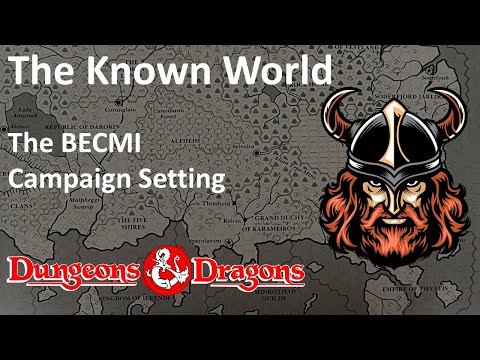 The Known World Gazetteers - the official campaign setting for BECMI Dungeons and dragons