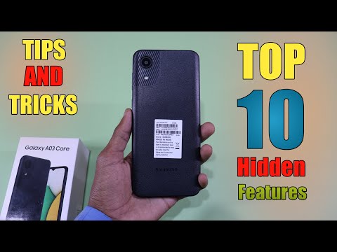 Samsung Galaxy A03 Core Tips And Tricks | Top 10+ | Samsung A03 Core Hidden Features