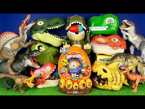 Jurassic World Unboxing Review Asmr Dinosaur T-rex Spinosaurus Indominus Rex Triceratops Stegosaurus