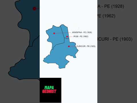 Fonte: Mapchart.com #Pernambuco #Ouricuri #Araripina #Ipubi #Trindade #SantaCruz #SantaFilomena