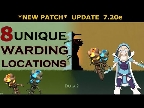 Dota 2: 8 Unique WARDING Locations for GANKS in Patch 7.20e | Pro Dota 2 Guide