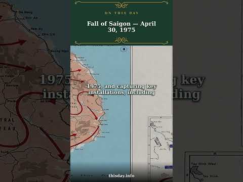 Fall of Saigon — April 30, 1975
