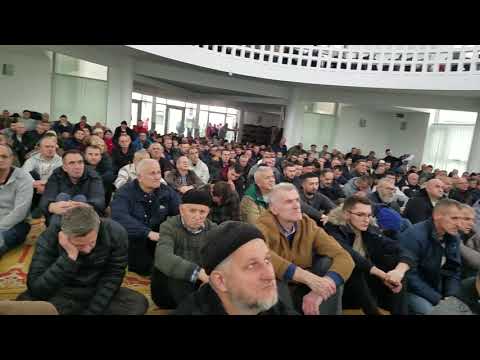 DZUMA U BIJELOJ DZAMIJI U ZENICI  27 12 2019