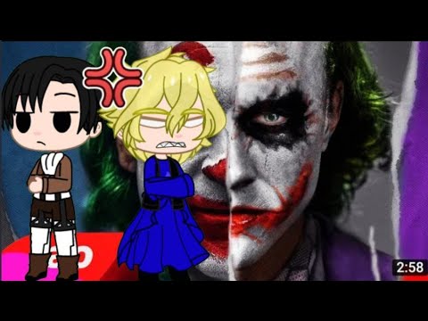 Personagens de animes react (Rap dos Coringas - CIRCO DOS HORRORES _ NERD HITS)GACHA