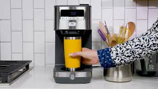 GE 10 Cup Drip Coffee Maker with Single Serve Stainless Steel G7CDABSSTSS Picture