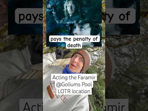 Gollums Pool! Filming Location. Acting the Faramir #gollum #lotr #lotrfan #lotrlocations #nz
