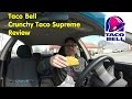 Taco Bell Crunchy Taco Supreme Taste Test Review JKMCraveTV