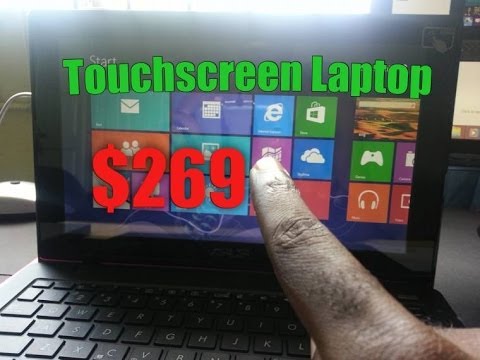 $269 Touchscreen ASUS VivoBook X200CA laptop unboxing