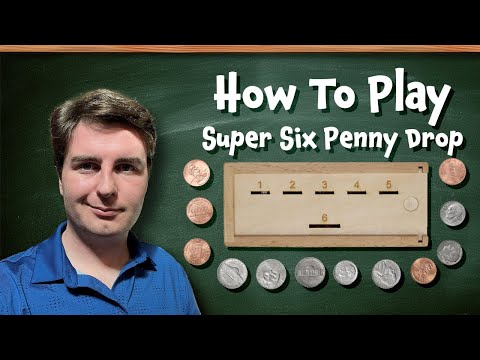 How to Play Super Six Penny Drop Game | Learn to Play Board Games | #wegames