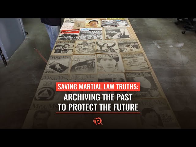 [WATCH] Saving Martial Law truths: Archiving the past to protect the future