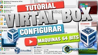 Virtual Box : Configurar BIOS y Sistema Operativo para Emular Maquinas de 64 bits.