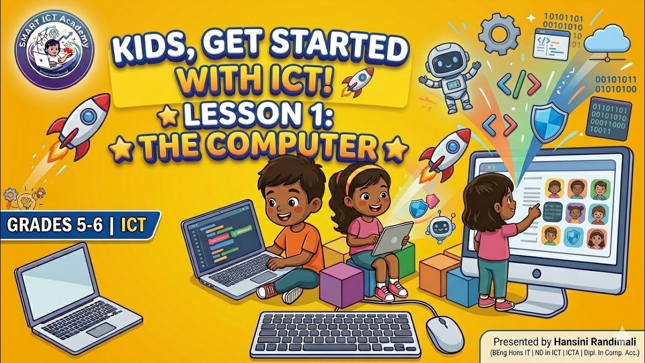 Meet Your Computer! 💻 ICT Lesson 1 for Grade 5 & 6 Students