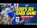 SIX SACKS IN ONE GAME Remembering Osi Umenyiora S Career Night V Philadelphia Eagles NFL UK