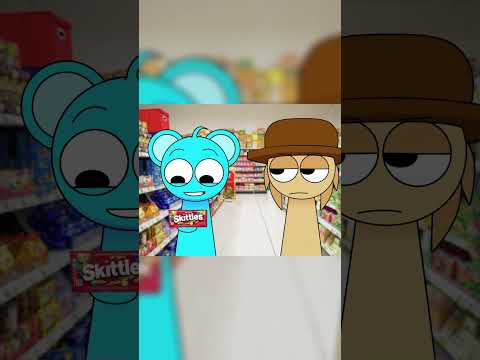 Give Me Some Skittles 💀 #sprunki #comedyskits #parody #entertainment #animation