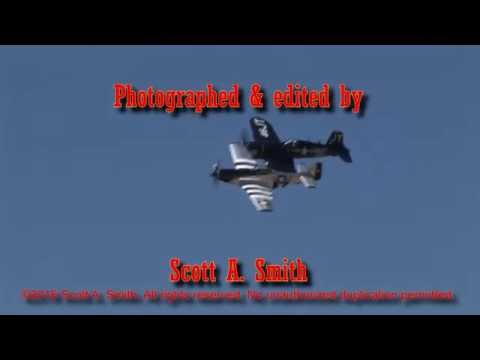 Geneseo Air Show 2016 F4U-4 Corsair & P-51 Mustang Class of '45