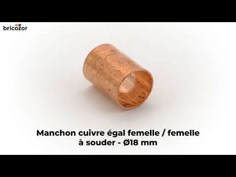 Manchon cuivre égal femelle / femelle à souder VIEGA