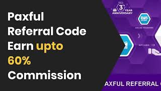 Paxful Referral Code Earn upto 60% Commission from Fee Referral Code (50%+10%)
