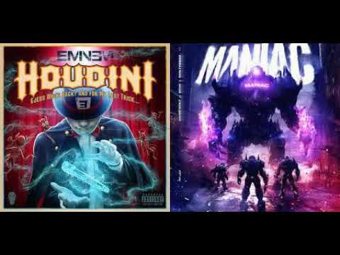 Houdini The Maniac (mashup) - Eminem + Zayde Wolf + EDVN + Sam Tinnesz