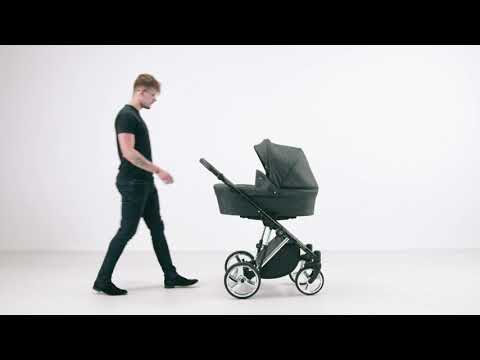 Kunert Molto Premium Black Bērnu rati 2in1