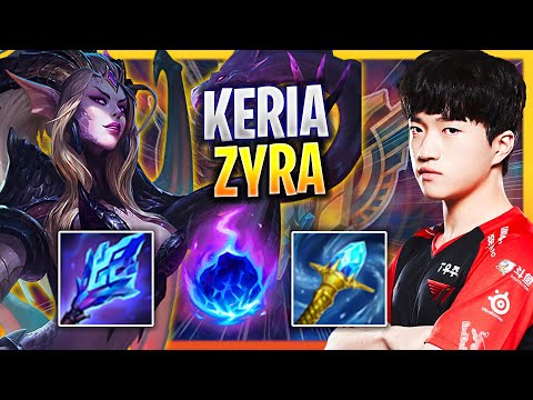 LEARN HOW TO PLAY ZYRA SUPPORT LIKE A PRO! | T1 Keria Plays Zyra Support vs Karma!  Season 2023