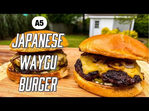 Cooking an A5 Japanese Waygu Cheeseburger | The Most...