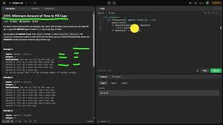 Leetcode easy problem 2335. Minimum Amount of Time to Fill Cups | devops python practice