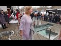 ICE BATH 7 WINTER Bikini SWIMMING IN ICE HOLE EPIPHANY BAPTISM WinSWIM
