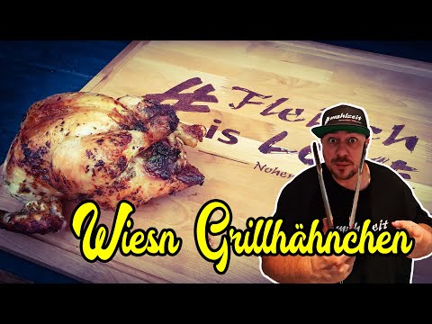 Oktoberfest - Wiesn Grillhähnchen am Drehspieß