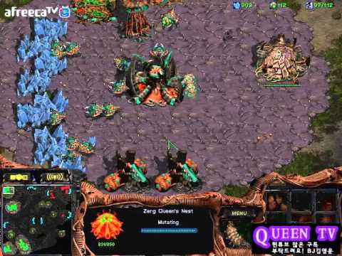 [Queen TV] ZvP Standard Tutorial: Off-Base 6 Hatch Hydra Management