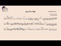 Love for Sale [Bb-] Solo transcription (Bobby Millitello with Dave Brubeck Quartet) [Bb instruments]