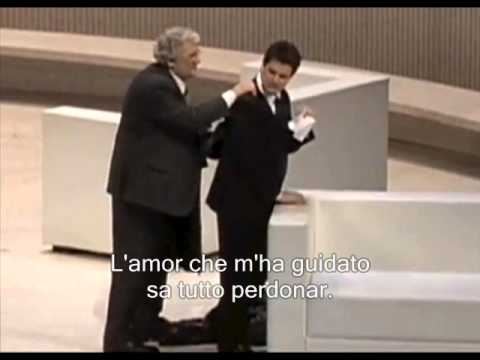 Plácido Domingo sings No, non udrai rimproveri (cabaletta from Traviata)