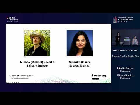 Keep Calm and Flink On: Disaster Proofing Apache Flink