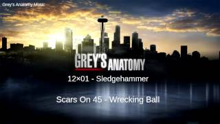 Grey&#39;s Anatomy Season 12 Episode 1: Scars On 45 - Wrecking Ball (Cover)
