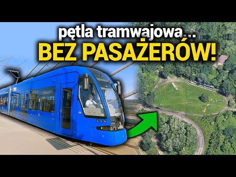 The only such tram stop and an unusual loop - Trams in Krakow / 10 interesting facts 🚋